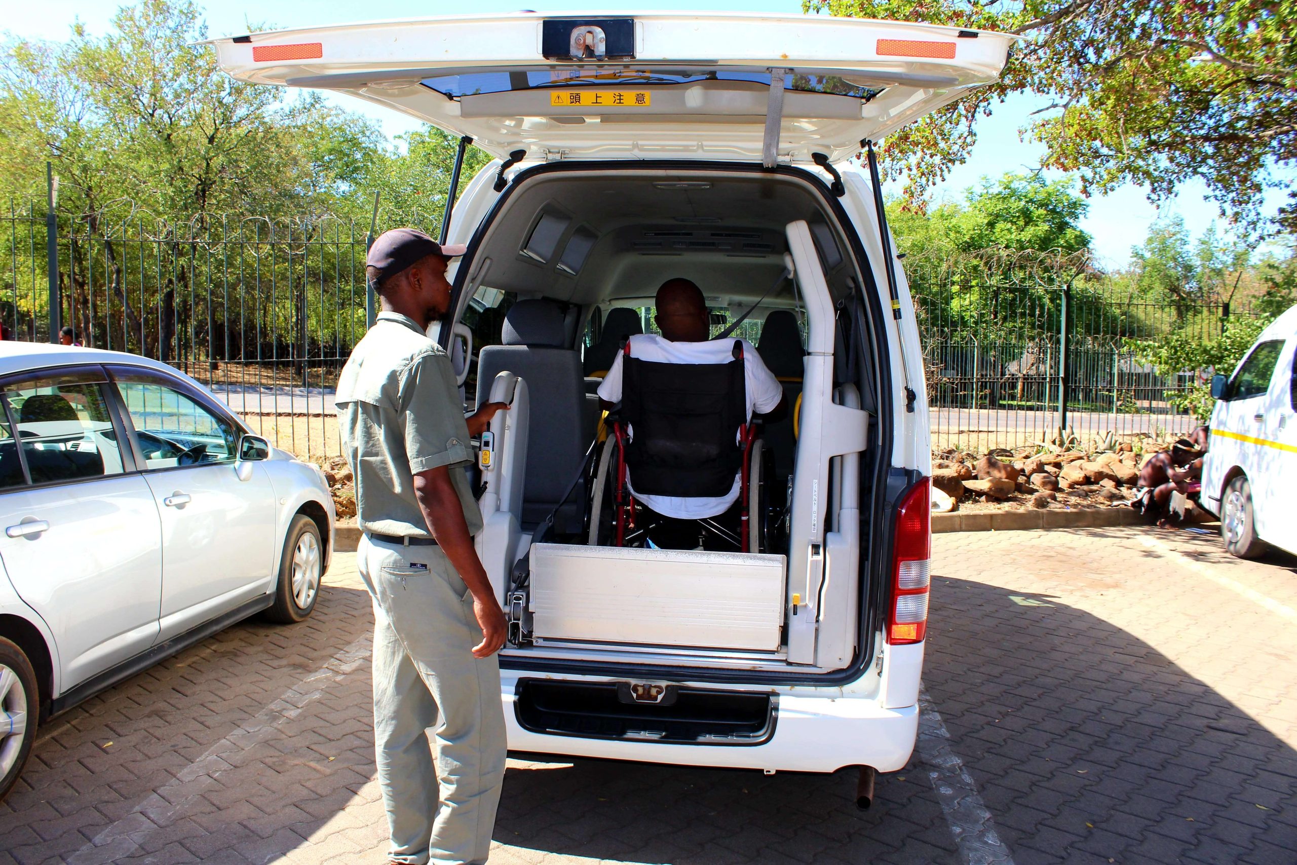 Escape to Adventure – The wheelchair fits perfectly in the vehicle