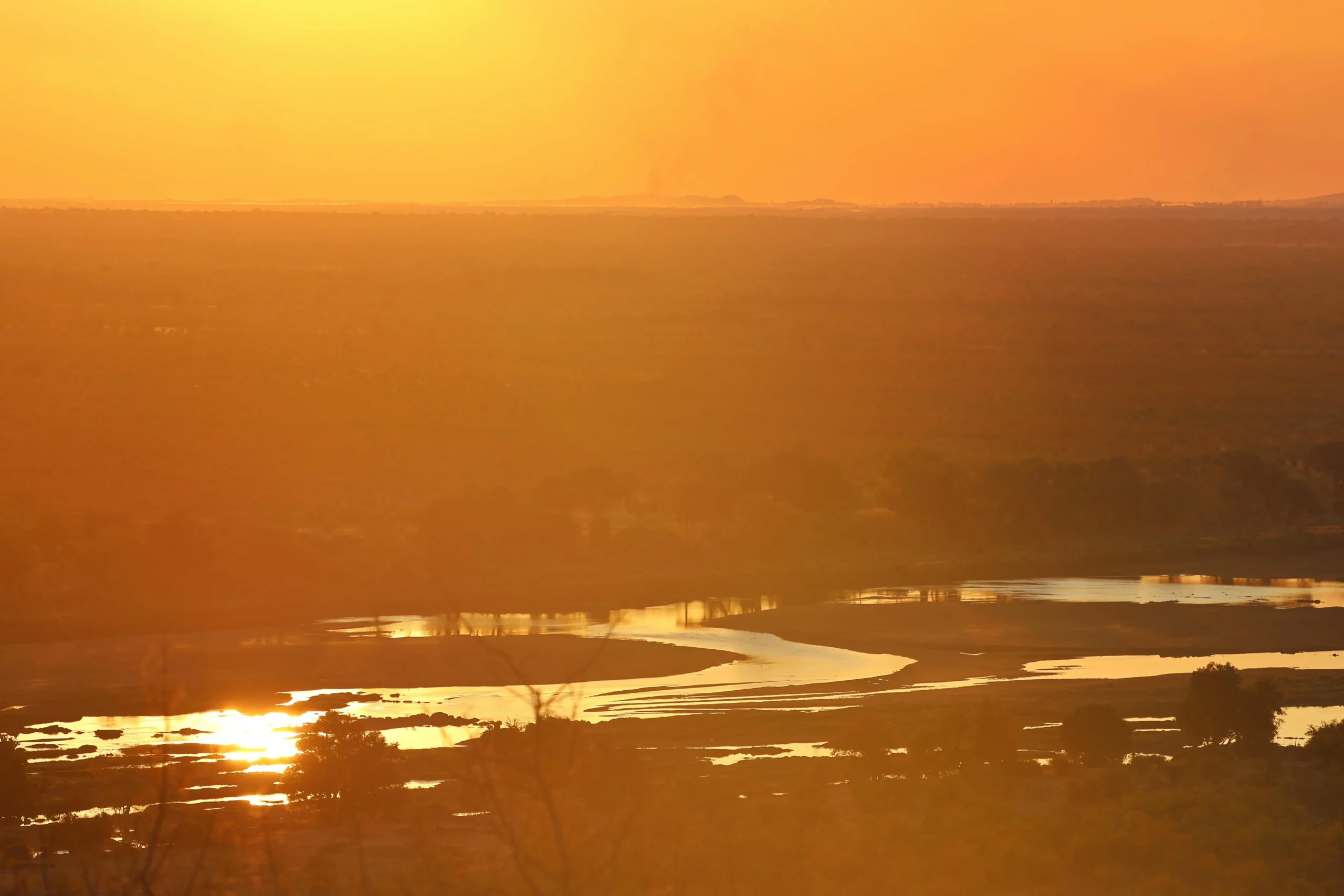 Sunset at Gonarezhou National Park, Zimbabwe
