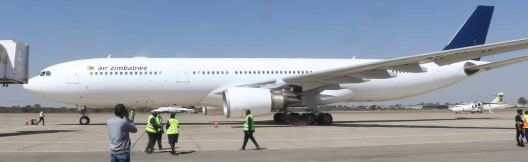 air zimbabwe new wet lease plane